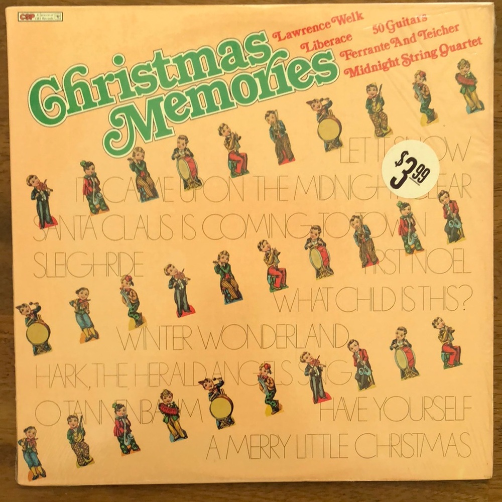 Various Artists Christmas Memories Music Vinyl Lp ‘80